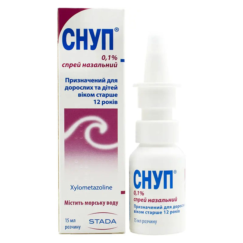 Снуп спрей 0,1% 15 мл у флаконі 1 шт.