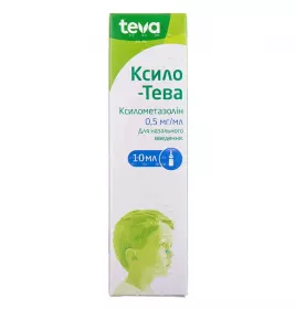 Ксило-Тева спрей 0.5 мг/мл по 10 мл у флаконі 1 шт.