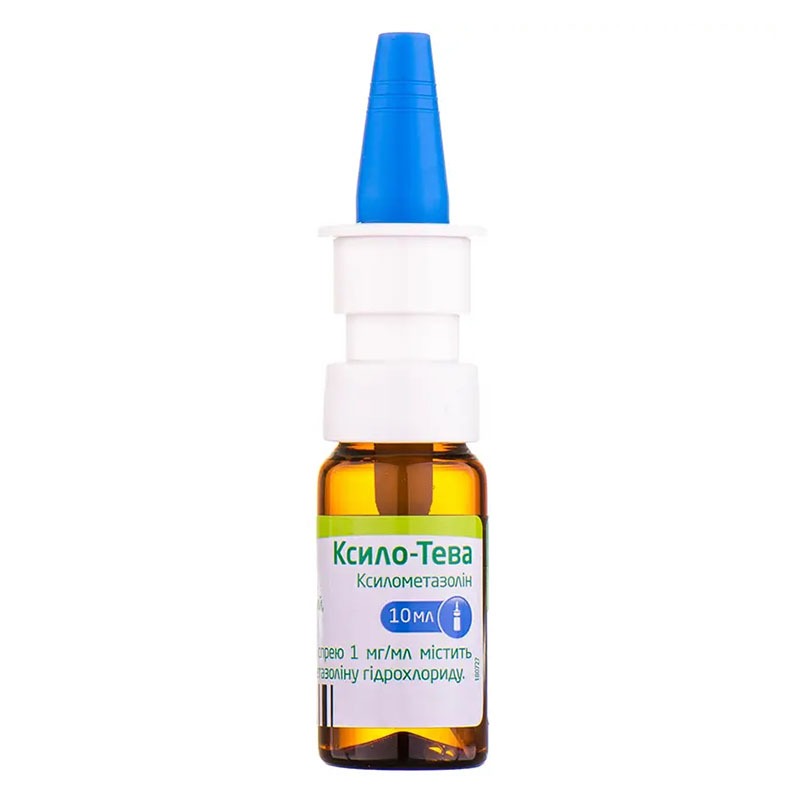 Ксило-Тева спрей 1 мг/мл по 10 мл во флаконе 1 шт.
