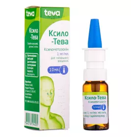 Ксило-Тева спрей 1 мг/мл по 10 мл у флаконі 1 шт.