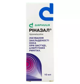 Ріназал-Дарниця спрей 1 мг/мл по 10 мл у флаконі 1 шт.