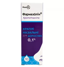 Фармазолін краплі наз. 0.1% по 10 мл у флаконі 1 шт.