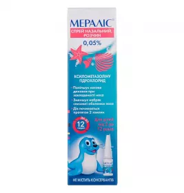 Мераліс спрей 0,05% по 10 мл у флаконі 1 шт.