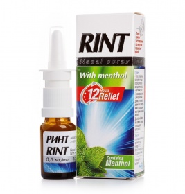 Ринт назальний спрей з ментолом 0,5 мг/г по 10 мл у флаконі 1 шт.