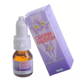 Санорин-аналергін краплі наз. по 10 мл у флак.