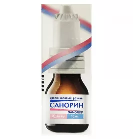 Санорин краплі 0,05% по 10 мл у флаконі 1 шт.