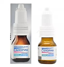 Санорин краплі 0.1% по 10 мл у флаконі 1 шт.