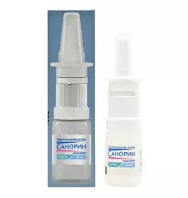 Санорин наз.спрей 0.1% по 10 мл у флаконі 1 шт.