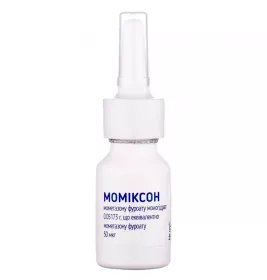 Моміксон спрей 50 мкг/доза по 140 доз (18 г) у флаконі 1 шт.