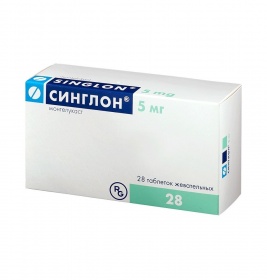 Синглон таблетки по 5 мг 28 шт. (7х4)
