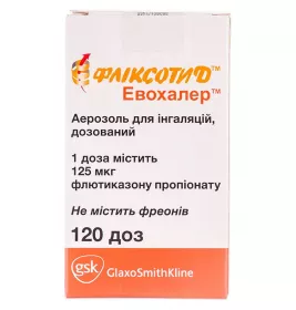 Фликсотид Эвохалер аэрозоль 125 мкг/доза по 120 доз в баллоне