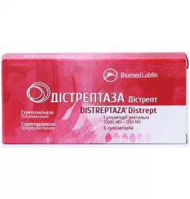 Дистрептаза супп.ректал. №6