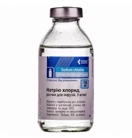 Натрия хлорид раствор для инфузий 0,9% по 100 мл в бутылке - Новофарм
