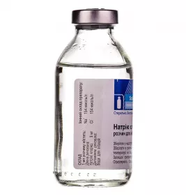 Натрію хлорид розчин для інфузій 0,9% по 100 мл у пляшці - Новофарм