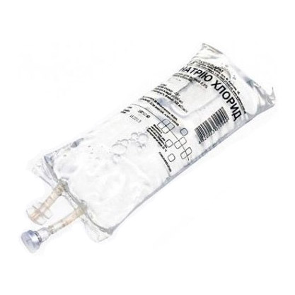 Натрію хлорид розчин для інфузій 0,9% 3000 мл у контейнері 1 шт. - Юрія-Фарм