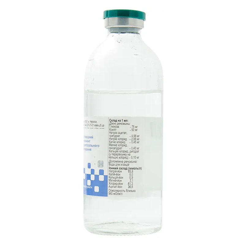 Глюксил розчин для інфузій по 200 мл у флаконі 1 шт. - Юрія-Фарм