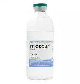 Глюксил розчин для інфузій по 200 мл у флаконі 1 шт. - Юрія-Фарм