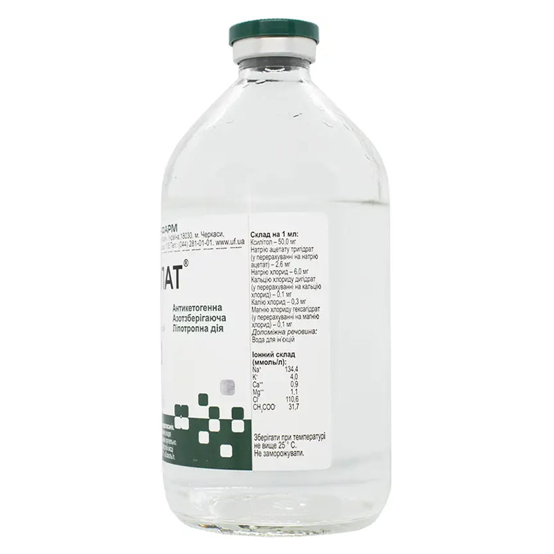 Ксилат розчин для інфузій по 400 мл у флаконі 1 шт. - Юрія-Фарм