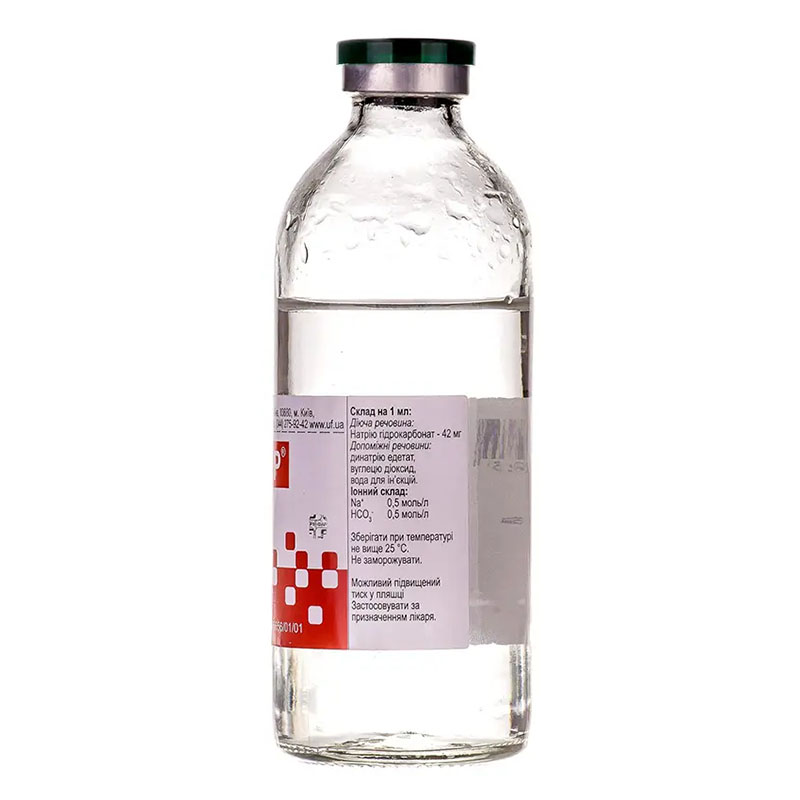 Сода-буфер раствор для инфузий 4.2% по 200 мл в бутылке