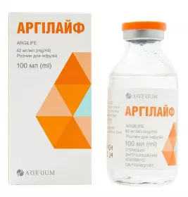 Аргилайф раствор для инфузий 42 мг/мл по 100 мл во флаконе