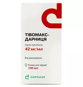 Тівомакс-Дарниця розчин для інфузій 42 мг/мл по 100 мл у флаконі 1 шт.