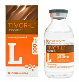 Тіворель розчин для інфузій по 100 мл у флаконі 1 шт. - Юрія-Фарм