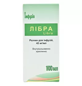Либра раствор для инфузий 42 мг/мл по 100 мл во флаконе 1 шт. - Инфузия
