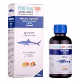 *Профилактон масло печени гренландской акулы манго-персик фл. 165мл