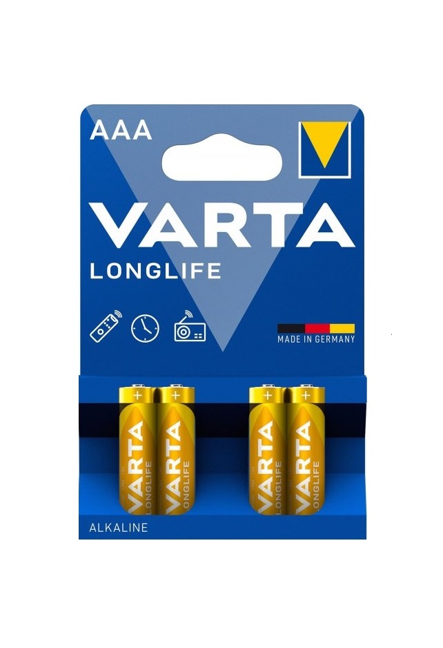 Батарейки VARTA LONGLIFE AAA №4