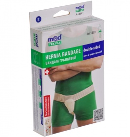 *Бандаж Medtextile 5001 грыжевой лево и правосторонний р L люкс