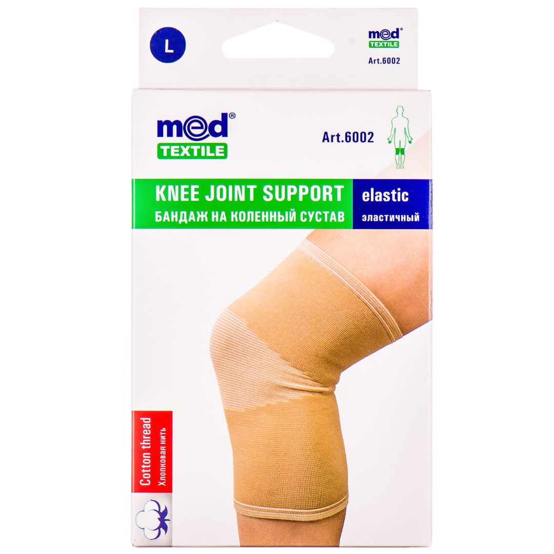 Бандаж Medtextile 6002 на коленный сустав эластичный р. L Бандаж Medtextile 6002 на коленный сустав эластичный р. L