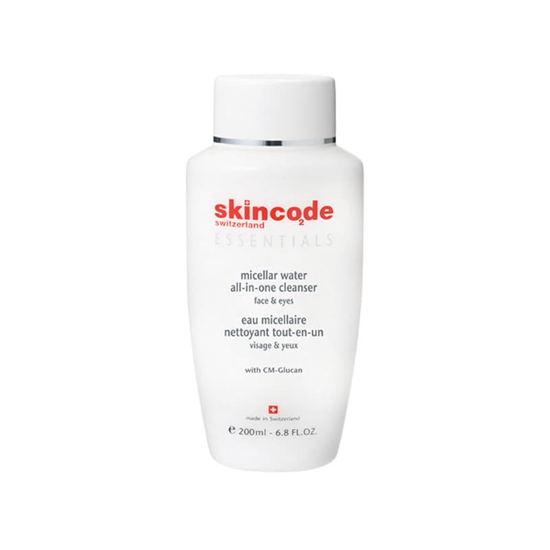*Жидкость Skincode Essentials Мицелярная для снятия макияжа с глаз и лица c СМ-глюканом 200 мл