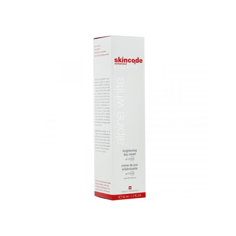 *Крем Skincode Essentials Alpine White дневной осветляющий c СМ-глюканом SPF15 50 мл *Крем Skincode Essentials Alpine White дневной осветляющий c СМ-глюканом SPF15 50 мл