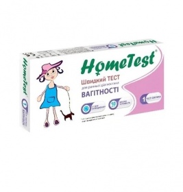 Тест HomeTest на вагітність тест-смужка №1