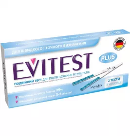 *Тест-полоска Evitest (голубой) д/опред.беременности №2