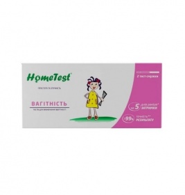 *Тест HomeTest на вагітність тест-смужка № 2