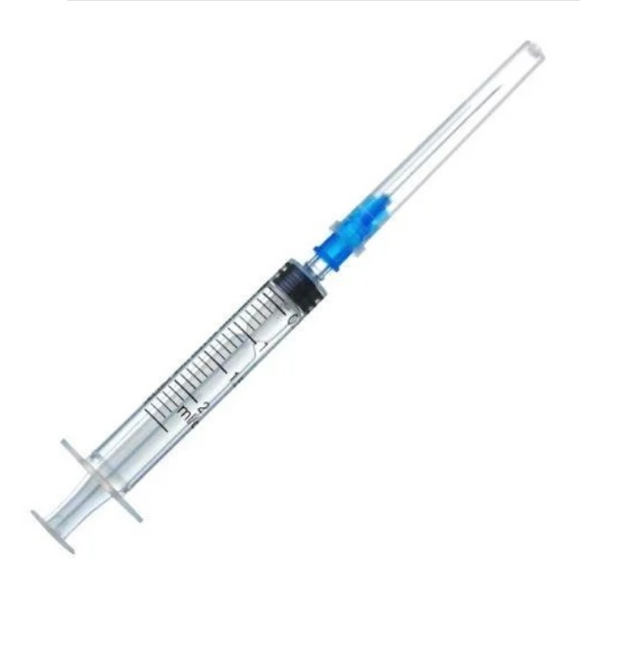 *Шприц 3-х комп. с 1-й иглой 23G (0,6х30мм) 2,5мл №1 Alexpharm