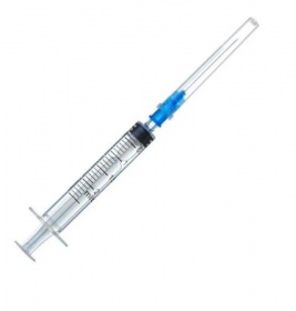 *Шприц 3-х комп. с 1-й иглой 23G (0,6х30мм) 2,5мл №1 Alexpharm