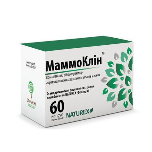 Маммоклин капс.400мг №60 Маммоклин капс.400мг №60