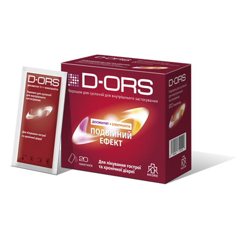 D-ORS порошок д/приг.сусп.пакетик №20