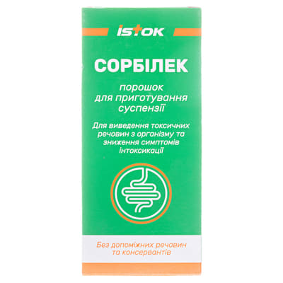 Сорбілек порошок для приготування суспензії пол.фл.12г №1