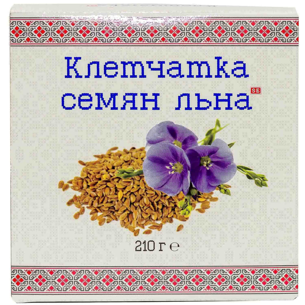 *Клітковина насіння льону 210г Фармаком