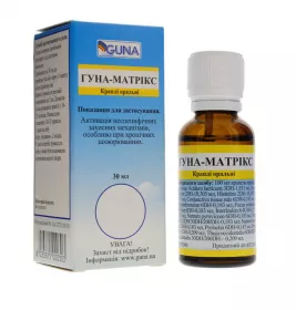 ГУНА-МАТРІКС краплі оральні по 30 мл у флаконі-крап.