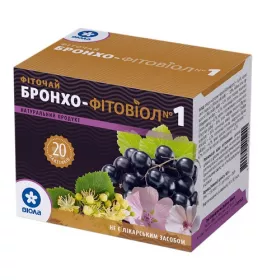 *Фіточай Бронхо-ФІТОВІОЛ №1 по 1,5г №20