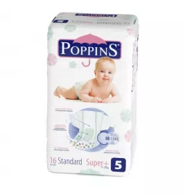 *Подгузники Poppins PREMIUM SUPER+ 0836/1362 №16