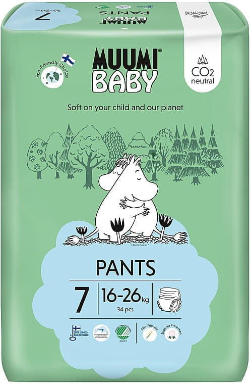 *Підгузки-трусики Muumi Walkers XL 16-26 кг №34