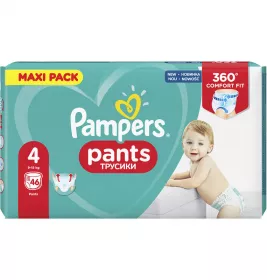 *Подгузники-трусики Pampers Pants Maxi 9-15 кг №46