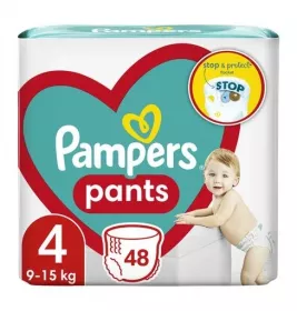 *Подгузники-трусики Pampers Pants Maxi 9-15 кг №48