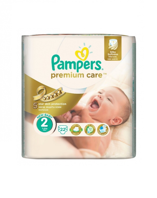 *Подгузники Pampers Premium Care Mini 3-6 кг №22 *Подгузники Pampers Premium Care Mini 3-6 кг №22