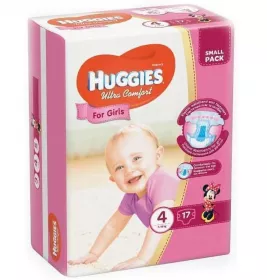 *Підгузки Хаггіс Ультра Комфорт для дівчаток 4 7-16 кг №17